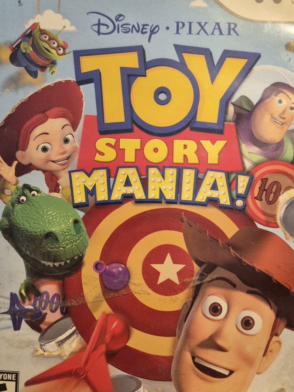 Disney Pixar Toy Story Mania! Kids Game - Colorful Red & Yellow Target Design